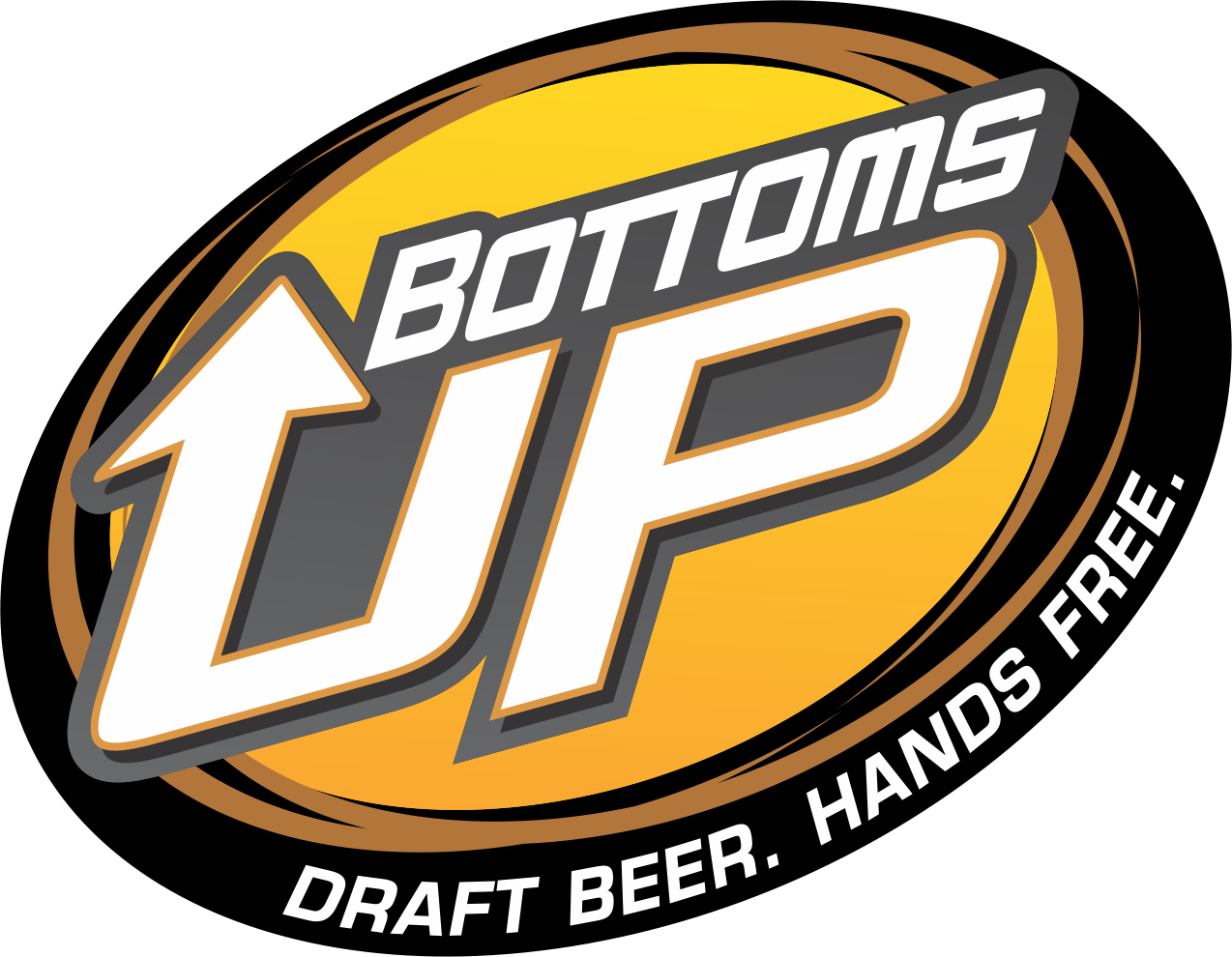 Bottoms Up — Draft Beer. Hands Free.